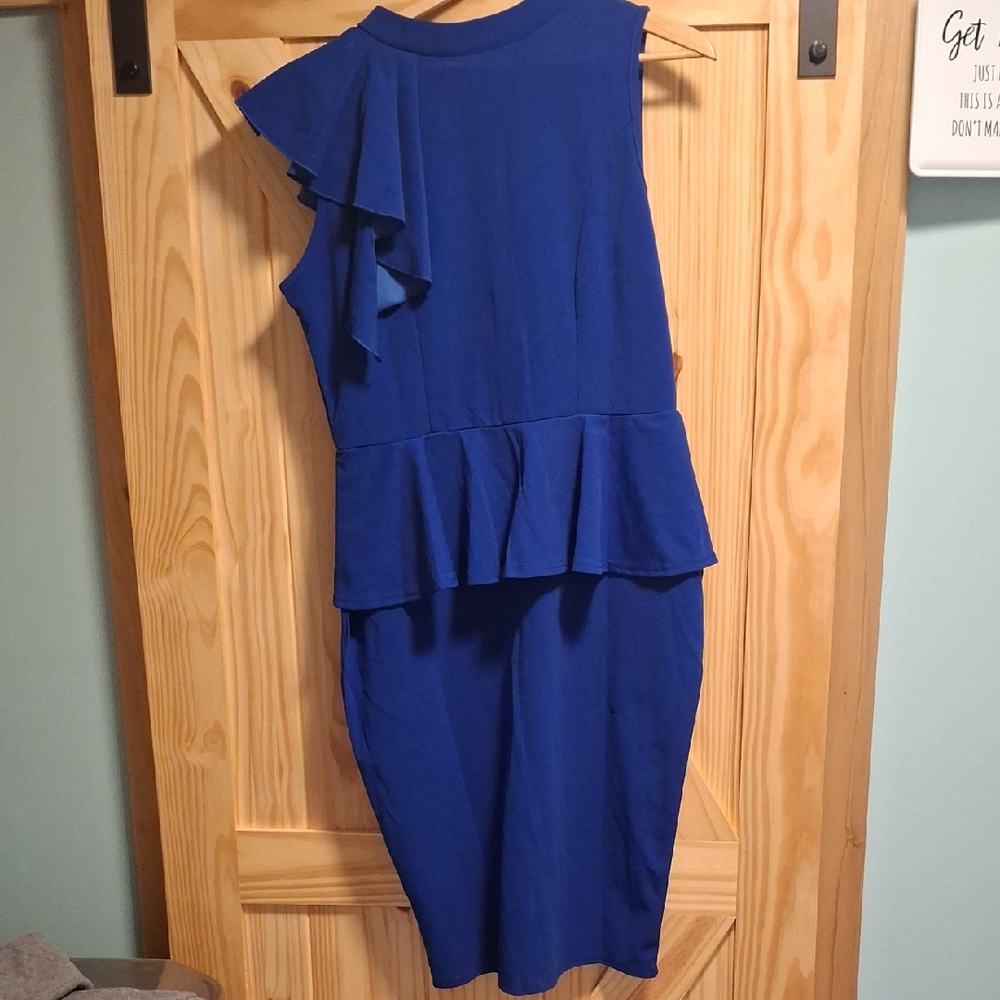 Blue dress